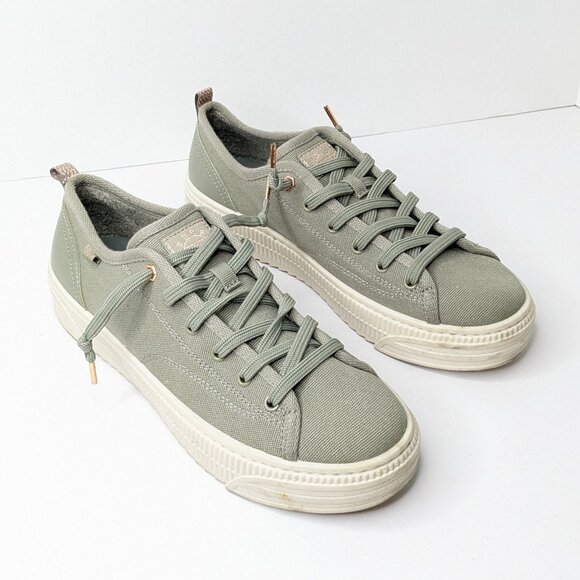 BOBS from Skechers Shoes - Skechers Bobs Copa Platform Sneakers, Olive, Women's 9